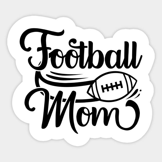 Football mom Sticker by Ombre Dreams